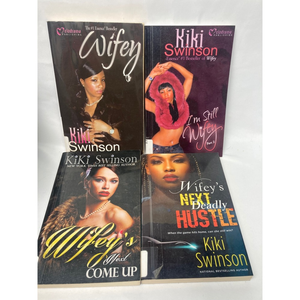 Kiki Swinson Book Lot 4 PB Wifey I'm Still Wifey Next Come Up Library